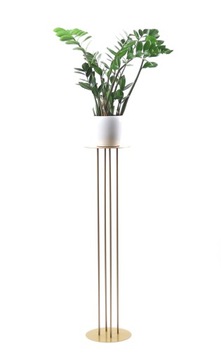 Elegancki Kwietnik Metalowy Wesele 90cm złoty