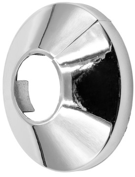 ROZETA ROZETKA POJEDYŃCZA CHROM MASKOWNICA RUR 22mm DZIELONA CHROMOWANA