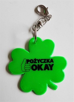Светоотражающий брелок клевер R73243.51
