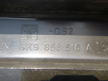 VOLKSWAGEN OE 6K9853516A LIŠTA DVEŘE PŘEDNÍCH PRAVÝCH
