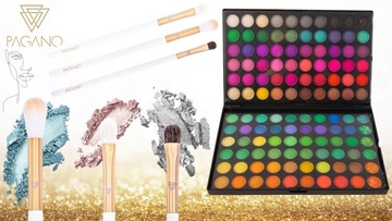 ПАЛИТРА ТЕНЕЙ ДЛЯ МАКИЯЖА, ПРОФЕССИОНАЛЬНЫЕ КИСТИ