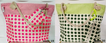 Большая тканая пляжная сумка разных цветов