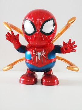 Tańczący Robot SPIDERMAN LED Muzyka interaktywny
