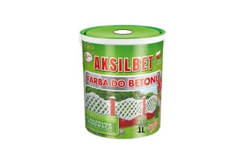 FARBA AKSILBET DO BETONU POSADZEK OGRODZEŃ 1L