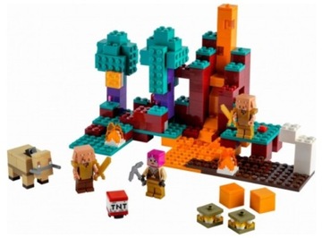 KLOCKI LEGO MINECRAFT 21168 SPACZONY LAS