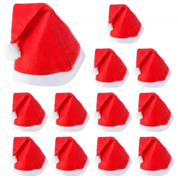 ШАПКА САНТА РОЖДЕСТВЕНСКИЙ САНТА 12 шт.