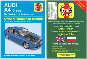 AUDI A4 B8 diesel (2008-2015) instrukcja napraw Haynes +GRATIS 24h