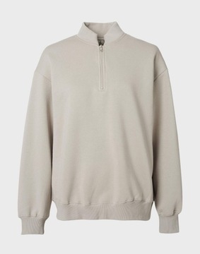 D30757 NELLY TREND __Y06 БЕЖЕВЫЙ СВИТШОТ НА МОЛНИИ__XS