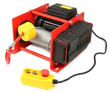 ЛЕБЕДКА, ЭЛЕКТРИЧЕСКАЯ ТРОСОВАЯ СТРОИТЕЛЬНАЯ ЛЕБЕДКА, 500/1000 КГ, ВЕРЕВКА 30М