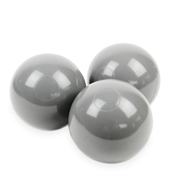 Kuleczki piłki do suchego basenu 7cm 50sztuk szare