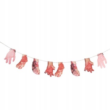 Хэллоуинская вечеринка с искусственными руками и ногами