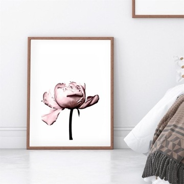 Цветочная картина маслом Плакат Элегантный скандинавский принт Декор