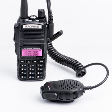Mikrofonogłośnik Baofeng UV-82 PTT-2 GRUSZKA