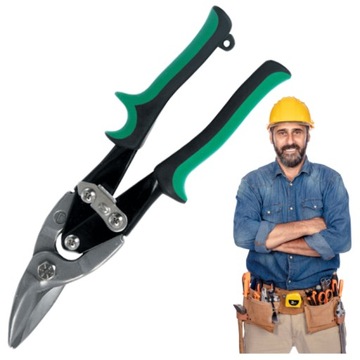 NOŻYCE do CIĘCIA BLACHY 250mm RĘCZNE PRAWE