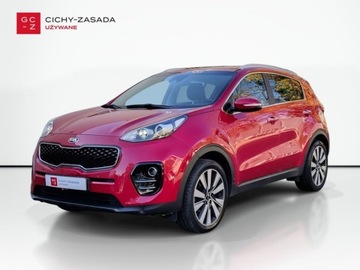 Kia Sportage IV SUV 1.7 CRDi 115KM 2017 Kia Sportage Bogata wersjaZadbany KameraNawigacjaGrzane fotele przodtyl