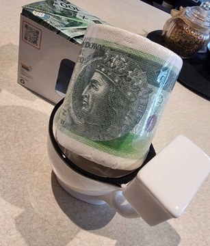 PAPIER TOALETOWY XL 100 ZŁ STÓWKA STÓWA BANKNOT