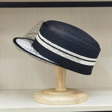Роскошная дизайнерская шляпа от солнца Fascinator, сетчатая летняя шляпа для женщин, элегантная женская S