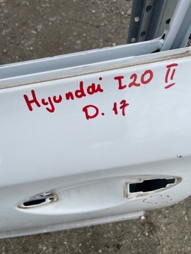 DVEŘE LEVÉ PŘEDNÍ HYUNDAI I20 II LEVÝ