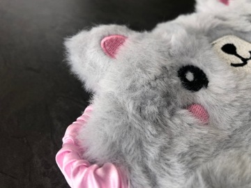 МАСКА ДЛЯ СПЯЩЕГО ПУЗЫРЯ РЕЛАКСАЦИЯ МИШКА СЕРЫЙ СТАРИК ПЛЮШЕВЫЙ МИШКА