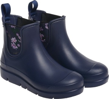 POLSKIE KALOSZE LEKKIE SZTYBLETY Z GUMKAMI gra 36