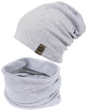 Komplet CZAPKA + TUBA komin DWUWARSTWOWY r. M