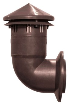 ВЕНТИЛЯТОР FI110 С КОЛЕНОМ И РОЗЕТКОЙ DAKAJ BROWN