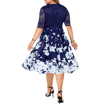 Linia Plus Size VEM BLUE roz 44 46 48 50 52 54 56