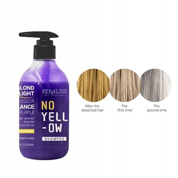 Фиолетовый шампунь-отбеливатель