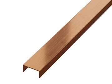 Listwa rektyfikowana Miedziany MAT U 2 x 270cm