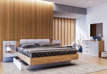 СПАЛЬНАЯ КРОВАТЬ С МЯГКОЙ ОБИВКОЙ