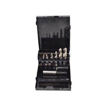 AWTOOLS ZESTAW WIERTŁA GWINTUJĄCE M3-M10 AW20550