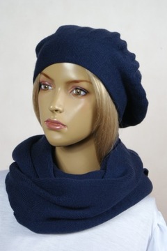 КОМПЛЕКТ ЖЕНСКИЙ - ШАПКА - БЕРЕТ + ЮБКА