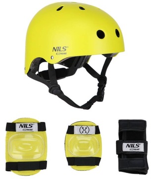 Комплект защитный шлем+защиты детские для роликовых коньков, велосипеда, скейтборда