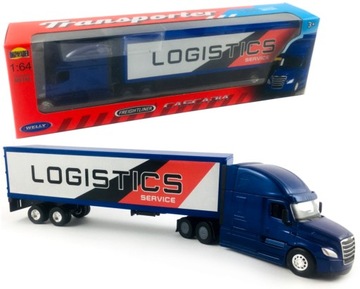 FREIGHTLINER CASCADIA MODEL WELLY NIEBIESKI TIR