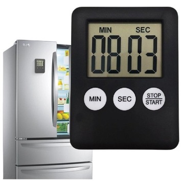 MINUTNIK KUCHENNY NA MAGNES STOPER TIMER LCD