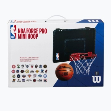 Мини-доска Wilson NBA Forge Team Hoop, черная