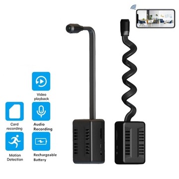 Kamera monitorująca HD UKRYTA 1080P X7 Mini WIFI Kamera regulowanym obiek