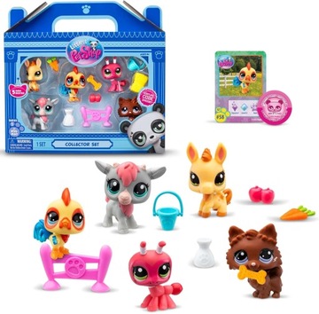 ZESTAW LITTLEST PET SHOP ZWIERZĄTKA FARM BESTIES FIGURKI + AKCESORIA