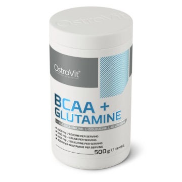 OstroVit Amino Acids BCAA + Glutamine 500 г GLUTAMINE AMINO Leucine Valine
