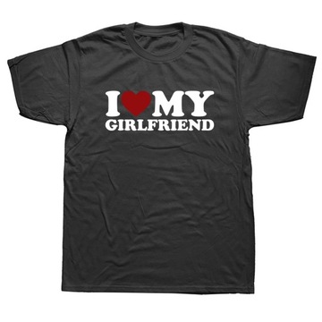 T-SHIRT MĘSKI KOSZULKANAPIS I LOVE MY GIRLFRIEND M