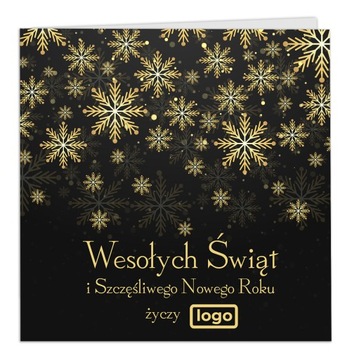 FIRMOWE KARTKI ŚWIĄTECZNE Biznesowe dla FIRM LOGO
