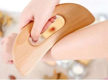 MASAŻER DO CIAŁA GUA SHA DREWNIANY TERAPIA DREWNEM AKUPUNKTURA AKUPRESURA