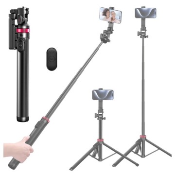 ULANZI MT-78 Штатив для селфи + держатель для смартфона + пульт дистанционного управления Bluetooth