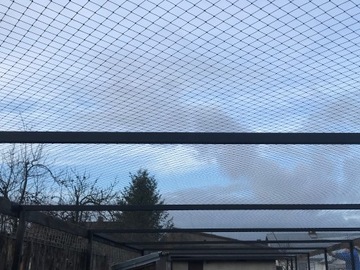 Сетка для вольера для глаз 4х4 см. Сетки для вольеров.