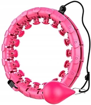 Hula hop z kulkami 120 cm odcienie niebieskiego