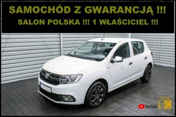 Dacia Sandero II Hatchback 5d Facelifting 1.0 SCe 73KM 2020 Dacia Sandero Salon POLSKA + 1 Właściciel + 100%