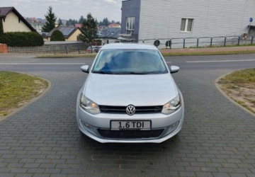 Volkswagen Polo V 2010 Volkswagen Polo 1.6TDi 75KM 5-Drzwi Klima Grzane Fotele Czujniki Parkowania, zdjęcie 1