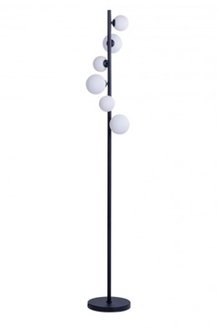 AZZARDO SYBILLA LAMPA PODŁOGOWA KULE BIAŁE CZARNA