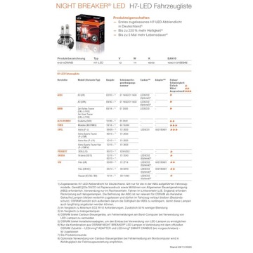 Osram Adapter LEDriving Smart Canbus H7 LEDSC03