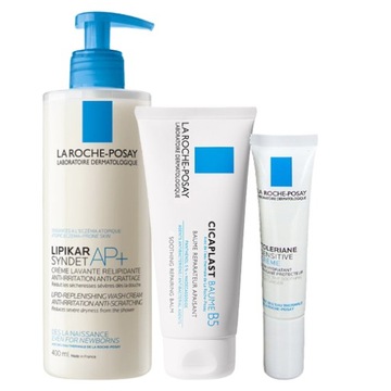 LA ROCHE-POSAY Lipikar Syndet + Balsam ZESTAW XMASS